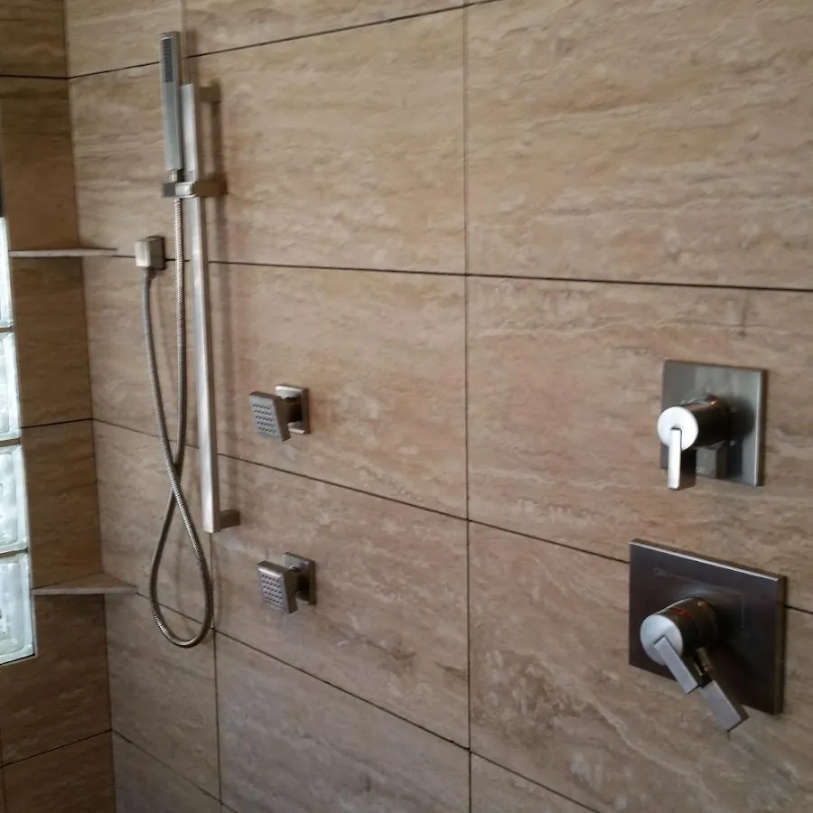 Shower fixture installation for Water Heater Replacement in Millbrae